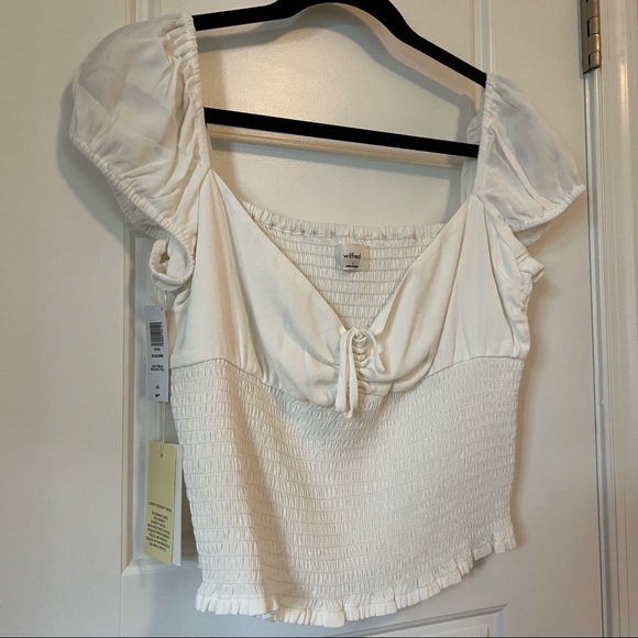 Aritzia wilfred sojurn top white - Picture 2 of 8